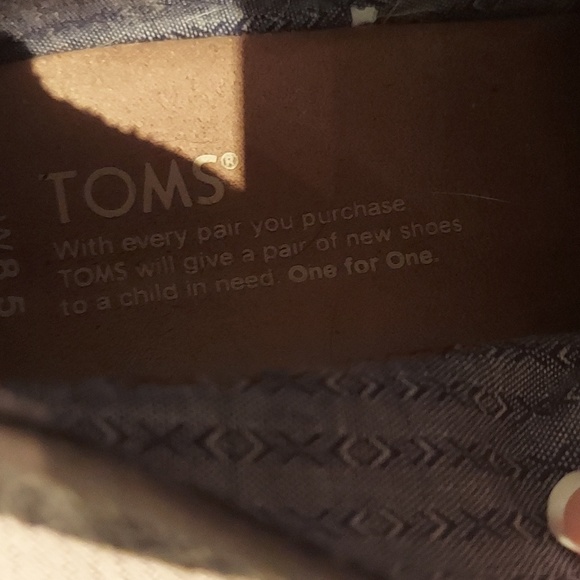 TOMS Desert Wedge Herringbone Chevron Booties Army Green/Gray 8.5 - Picture 3 of 5